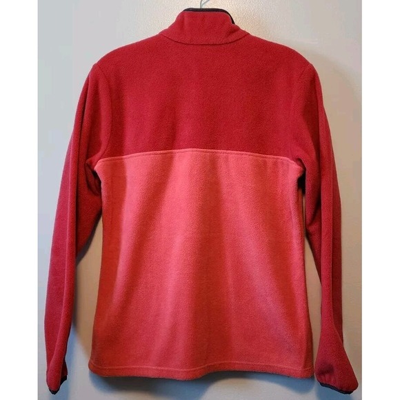 Columbia Benton Springs Half Snap Fleece Pullover Outdoor Pink/Red Small EUC - Picture 7 of 11
